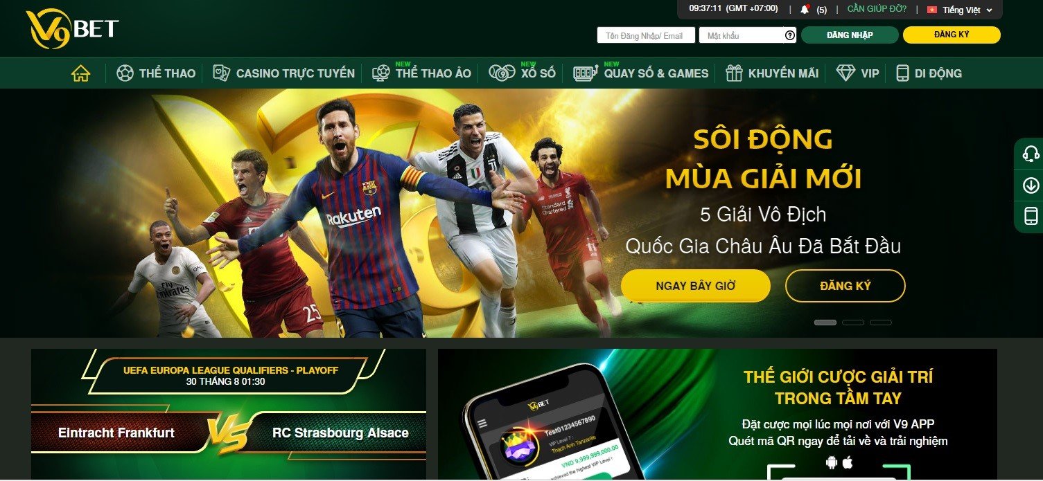 Các dịch vụ tại V9BET