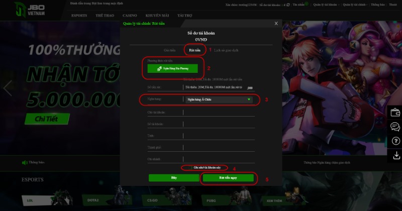 Giao dịch dễ dàng chỉ có tại JBO