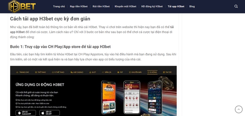 Các bước tải app đơn giản dễ thực hiện