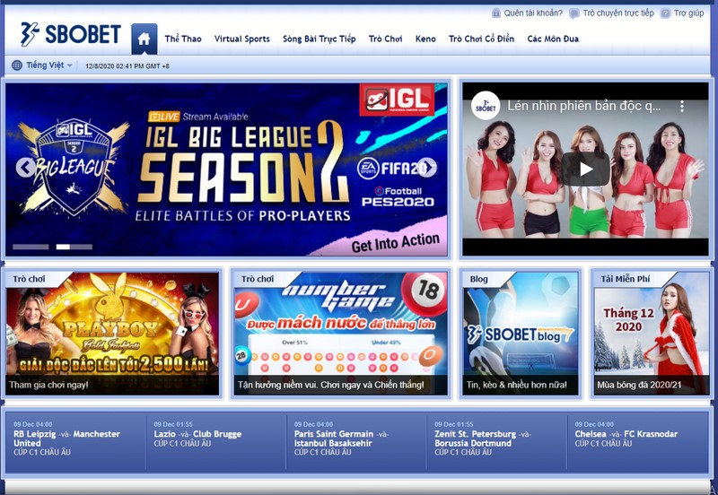 Giao diện đẹp với màu xanh huyền ảo