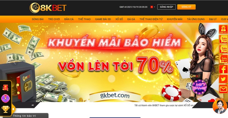 Nhà cái 8KBET mang những trải nghiệm cá cược chất lượng