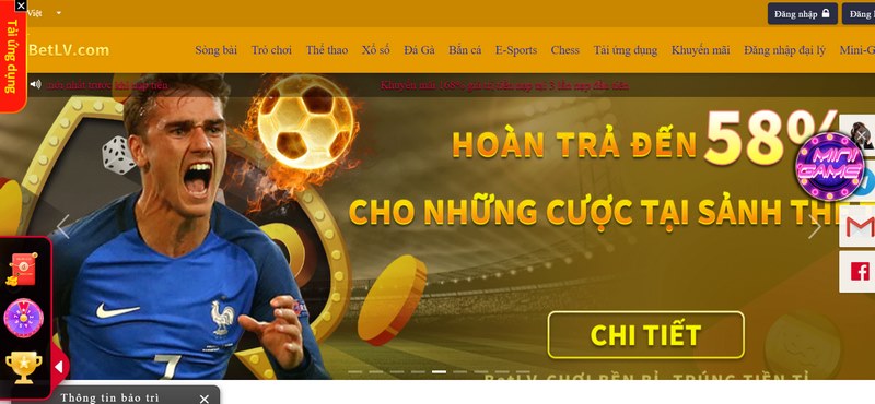 Nhà cái BETLV sân chơi đẳng cấp với nhiều trò chơi hấp dẫn