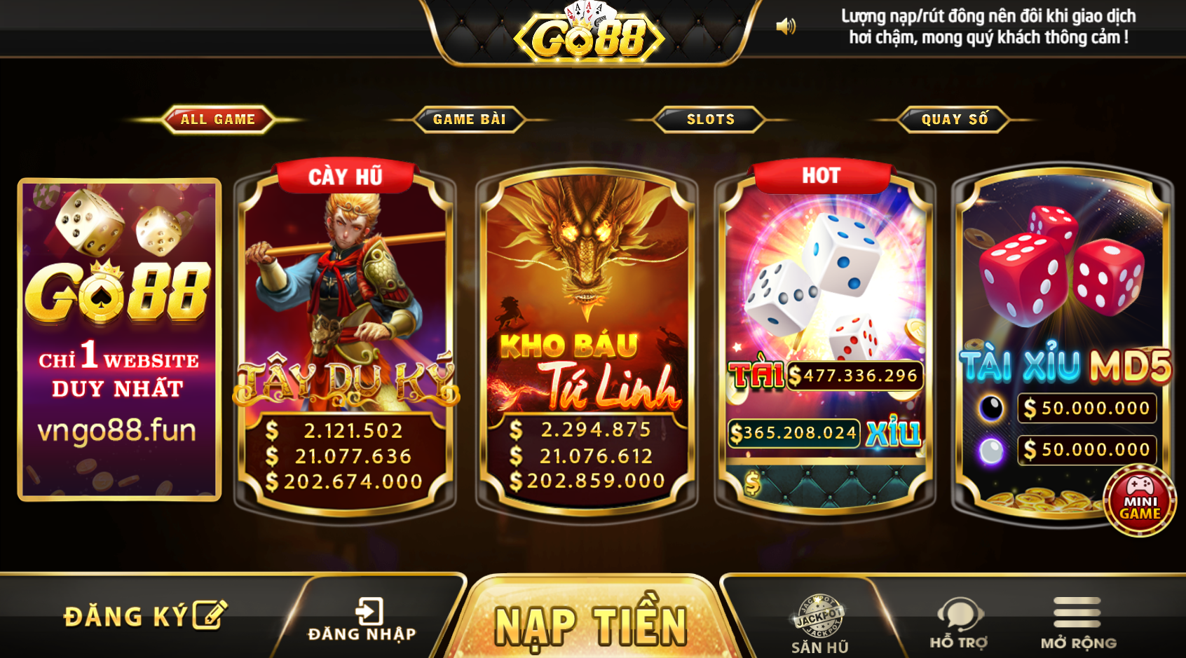 Tải game Go88 đơn giản dành cho mọi người chơi