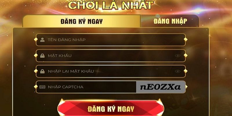 Các bước đăng ký tài khoản cực đơn giản cho tân thủ tại cổng game