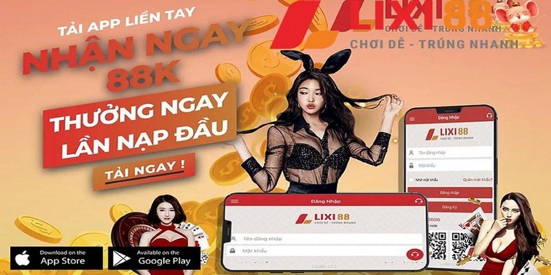 App Lixi888 cung cấp hàng ngàn tiện ích cho anh em