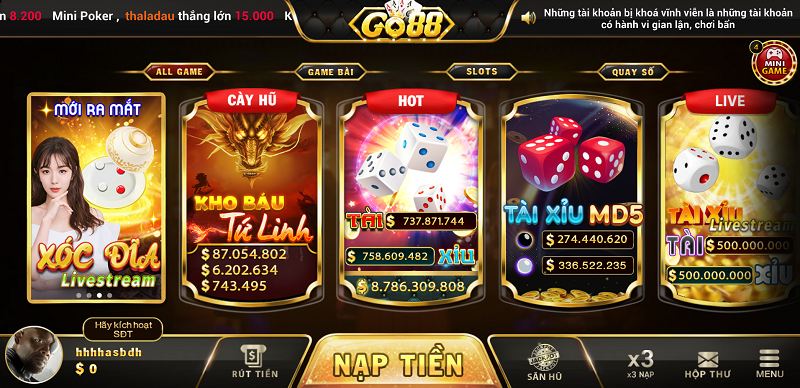 68gamebai reviews Cổng game với kho game hấp dẫn nhiều bet thủ
