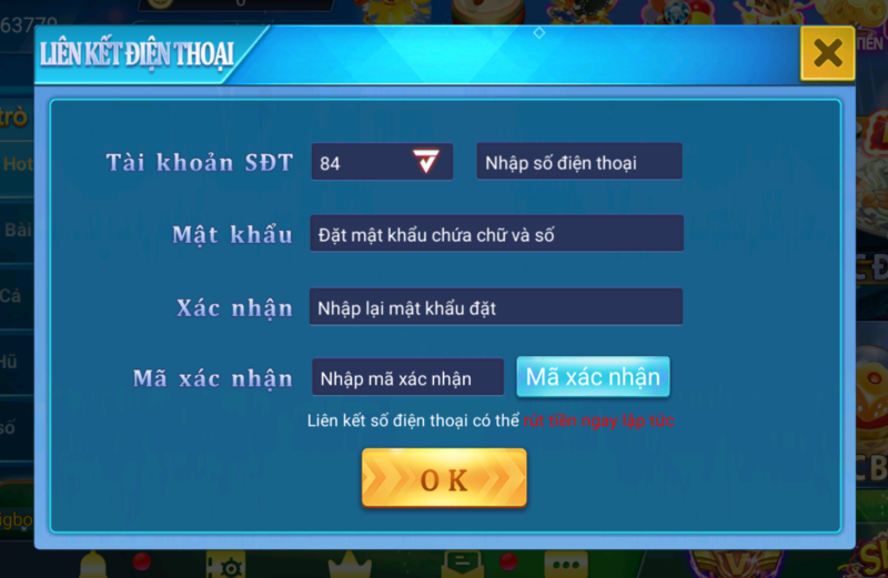68gamebai reviews Đăng ký tài khoản cổng game đổi thưởng qua số điện thoại cực nhanh
