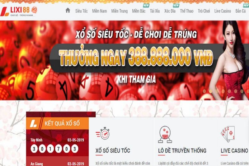 Xổ số siêu tốc dễ chơi dễ trúng chỉ có tại Lixi888