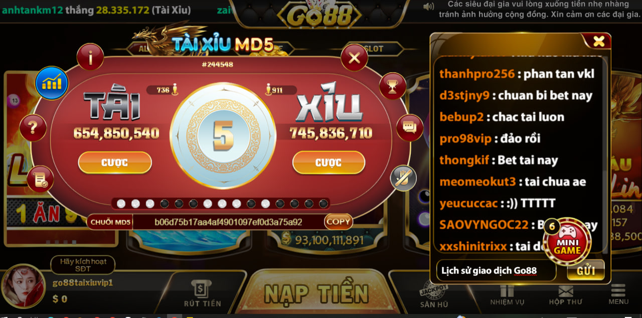 Cổng game Hót nhất Go88